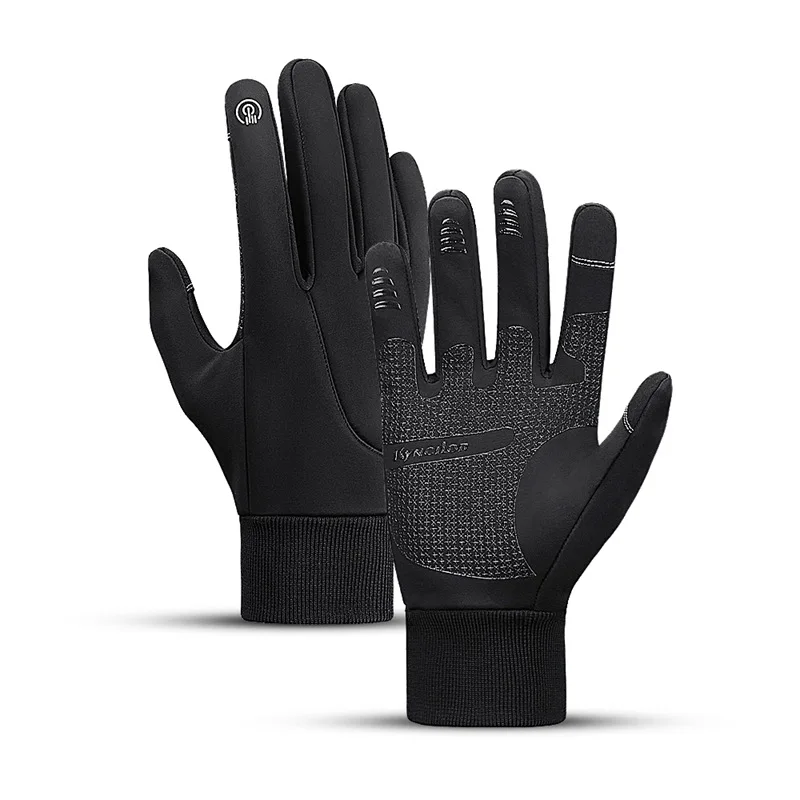 Factory price wholesale Custom winter outdoor sport gloves Touch Screen thermal Winter cycling running riding bike gloves