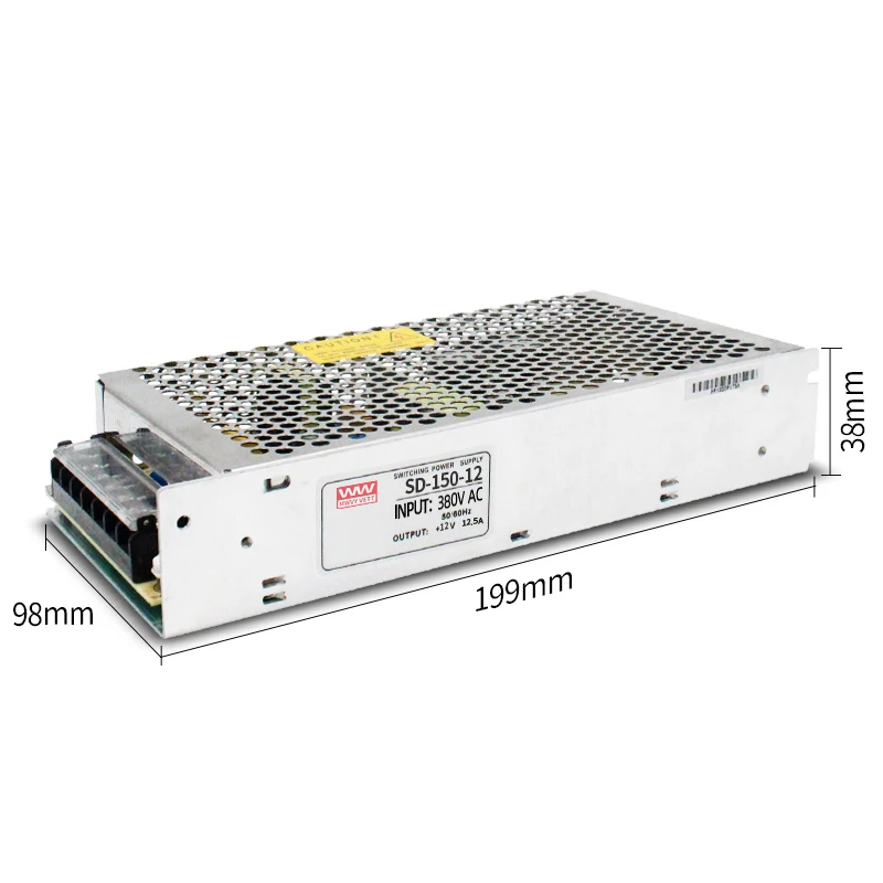 SD-150-12 150w 12v 12.5A MWVY VETY Switching power 12 Volt Charger Step Down Adapter Light Transformer