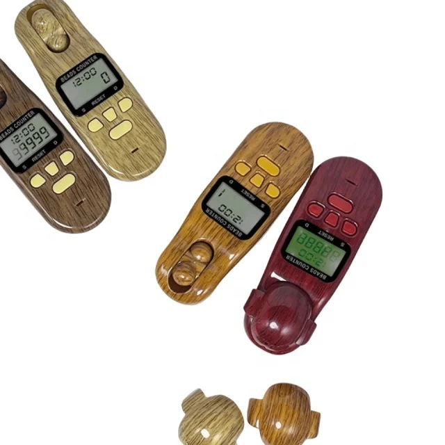 Johold Rechargeable counter read count Bead electronic counter dial bead bearing LED light with time ring count