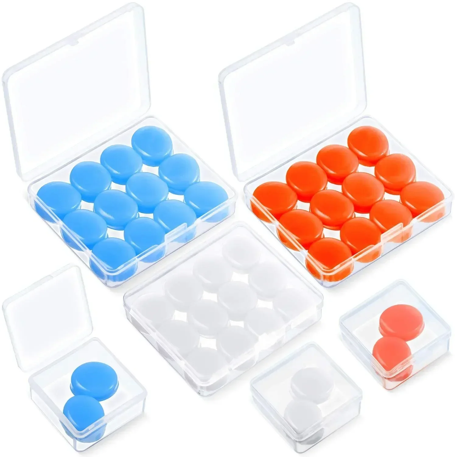 Silica gel mud waterproof high quality silicone ear plugs for swimming