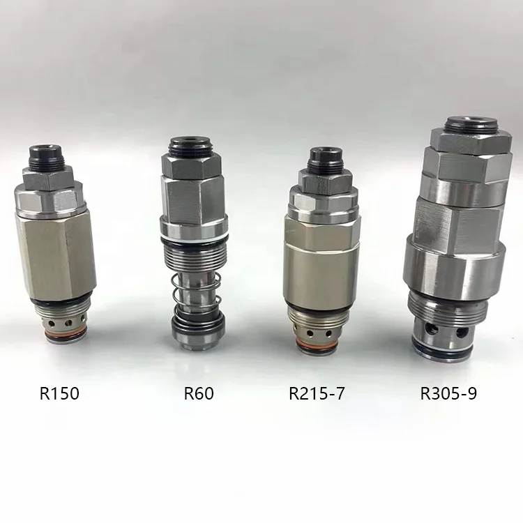 Excavator Parts Hydraulic Relief Valve Digger Main Relief Valve 709-70-51401 For Komatsu PC200-5 PC220-5 Excavator