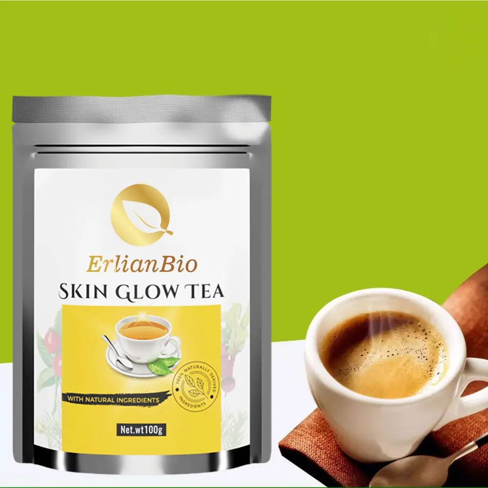 Customized Anti aging Beauty Whitening Skin glow tea natural herbal beauty skin glow lemon tea