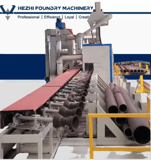 China Shot Blasting Machine Through Pass Type Wheel Abrator Steel Shotblast Equipment Manufacturer