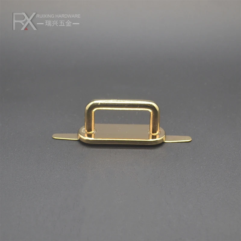 zinc alloy hardware custom arch bridge shape metal  buckle decorative tag bag prats making accessories for handbag strap bridge