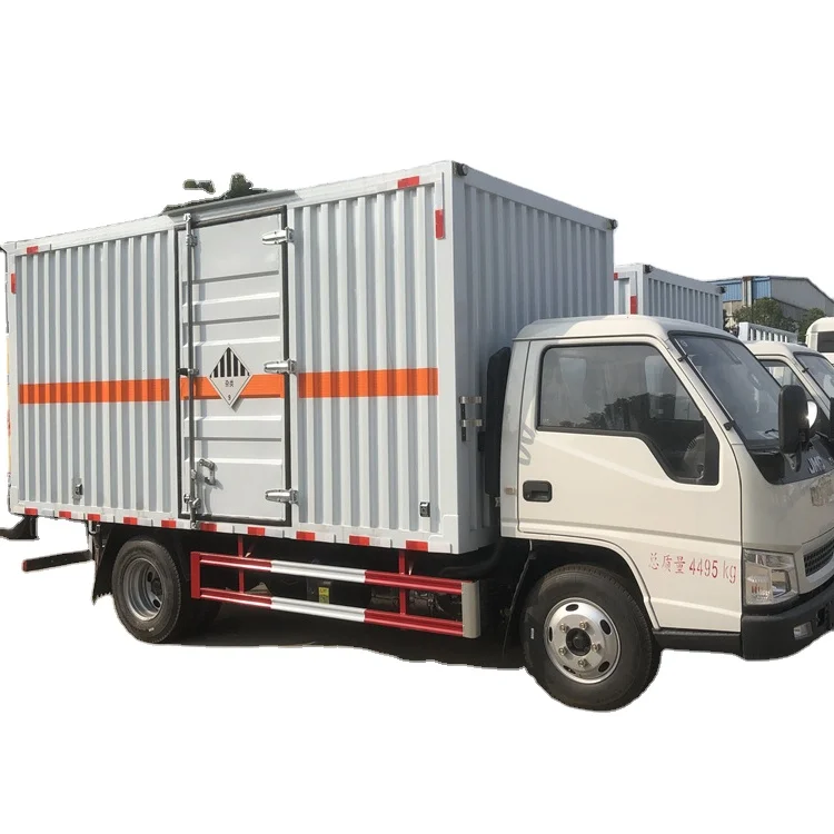 Hot sale JMC Van type dangerous goods transport truck for Infectious articles