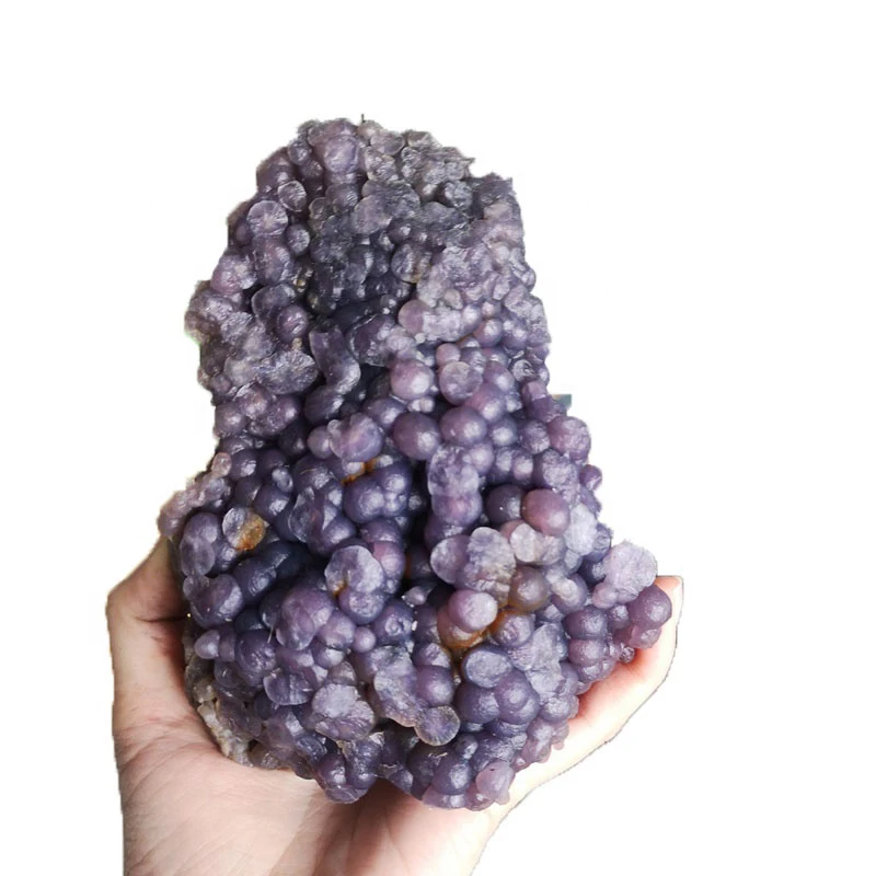 Высококачественный натуральный минеральный дух, лечебный Кристалл Рейки, маленький кластер винограда и агата