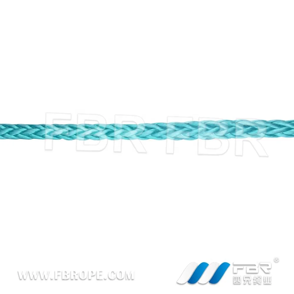 FBR HMPE икры высокопрочный uhmwpe швартовой канат для доставки 12 нитей