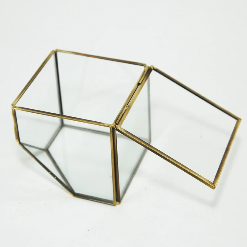 Трехмерные квадратные стеклянные подарочные коробки для теплиц, горшки для растений