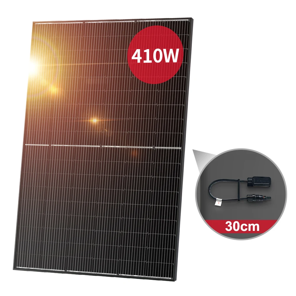 Plug And Play Balcony 400W Single crystal Solar System Germany Small On Grid Balcony Solar System