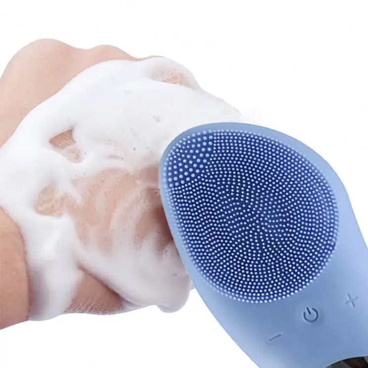 Popular Friendly Korean Facial Cleansing Brush With Silicone Massage Brushes For Deep Cleaning