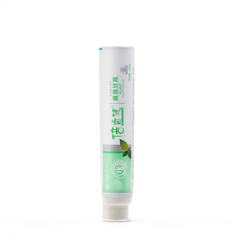 Empty Plastic tube aluminum plastic tube packaging for toothpaste with filp top cap ABL tube