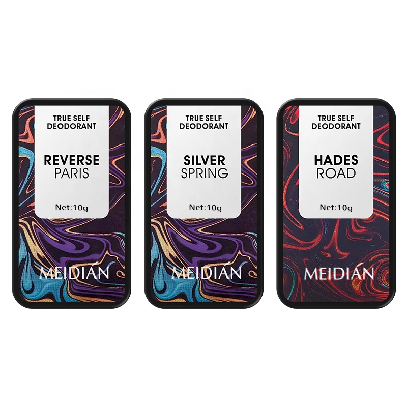 Wholesale Meidian Private Label Solid Perfume Balm Box Set Romantic Long Lasting Body Fragrance Men Women Portable Solid Perfume