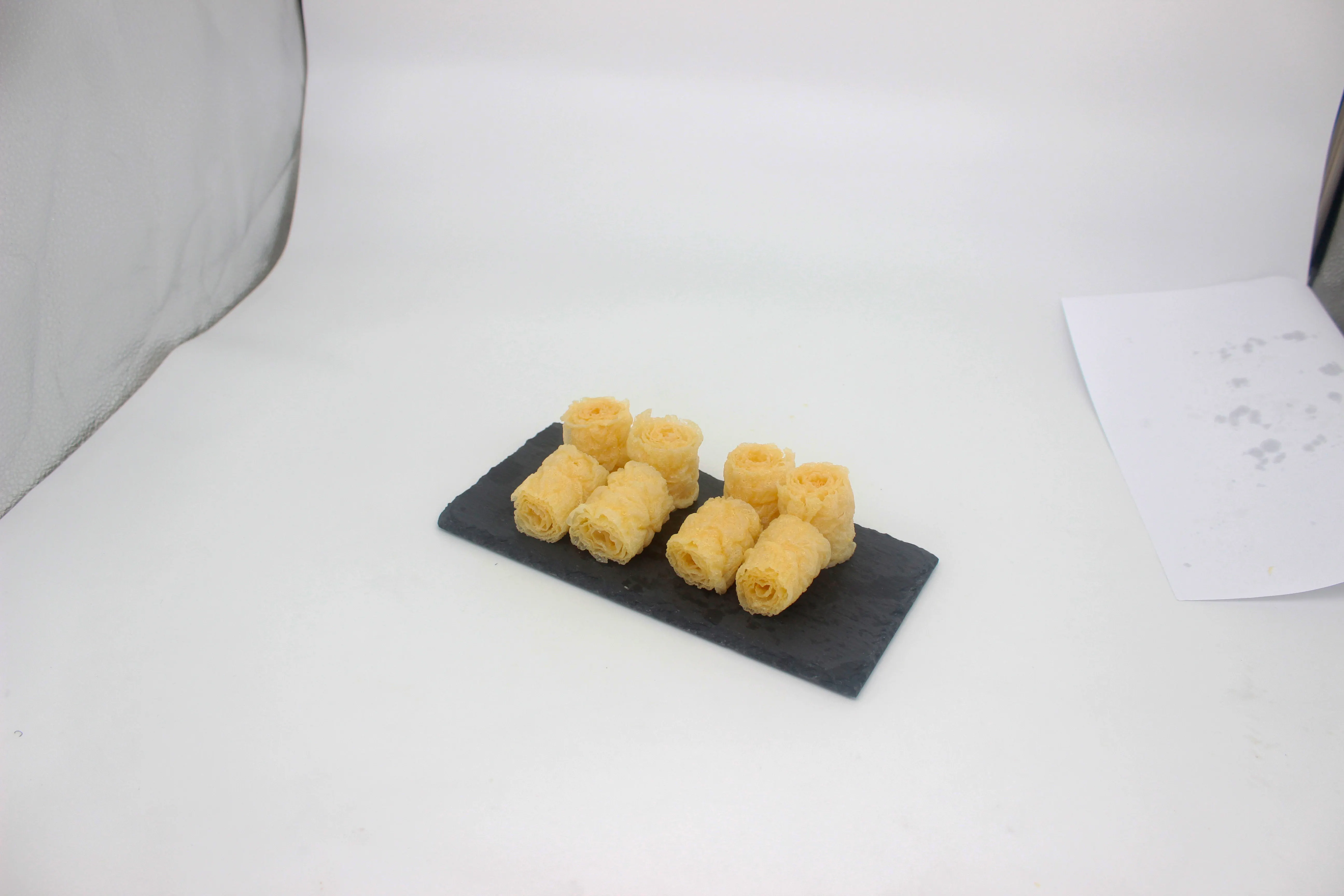 Bright yellow bean flavor FRIED BEAN CURD SKIN