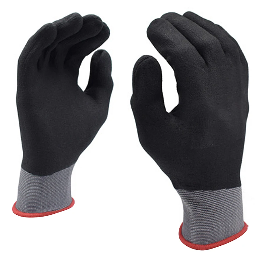 Grill Gloves by Workworks Nitrile Construction Gloves with Anti-Cut Anti-Impact Anti-Static Anti-Slip Fireproof Features