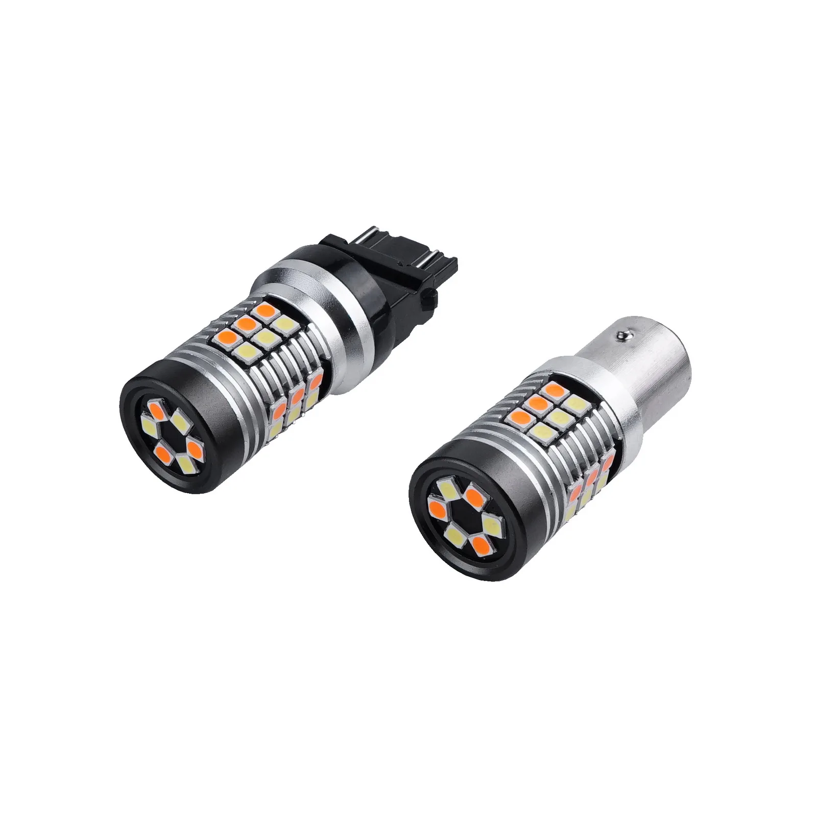  Внешний светодиодный светильник DRL 30SMD 3030 3157 7443 белый Янтарный 1157 светодиодные лампы