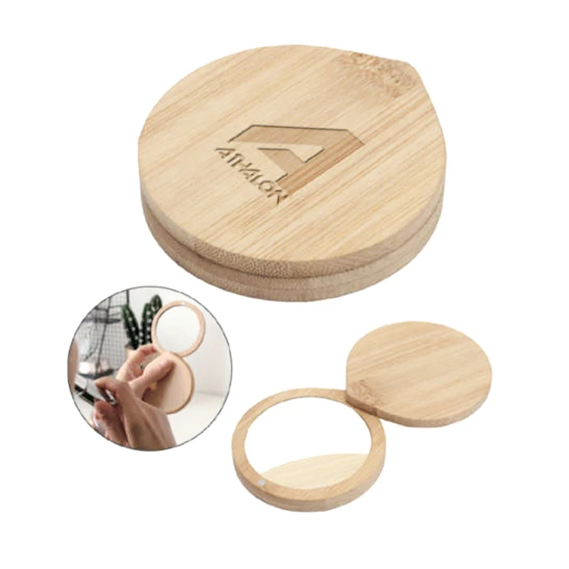 bamboo make up mirror