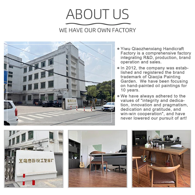 Hand Painted textured canvas Oil painting Modern wall art abstract urban architectural landscape Painting for home decor