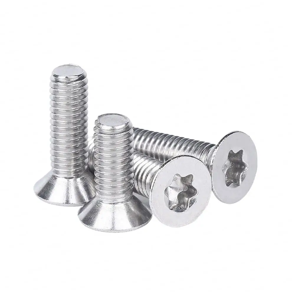 SDPSI DCT GB2673 316 Stainless Steel M3 M4 M5 M6 Torx Countersunk Bolt Six-Lobe Flat Head Security Screw
