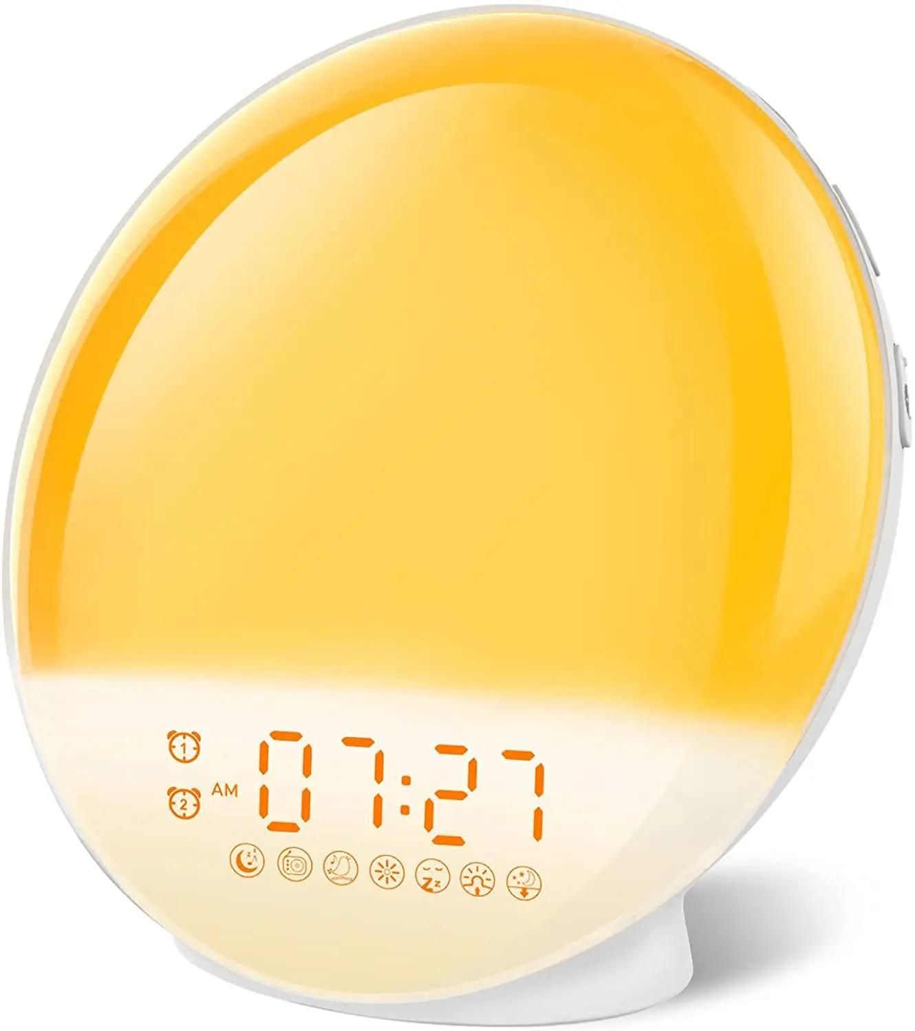 Wake Up Light Digital App Radio Led Alarm Clock Sunrise And Sunset
