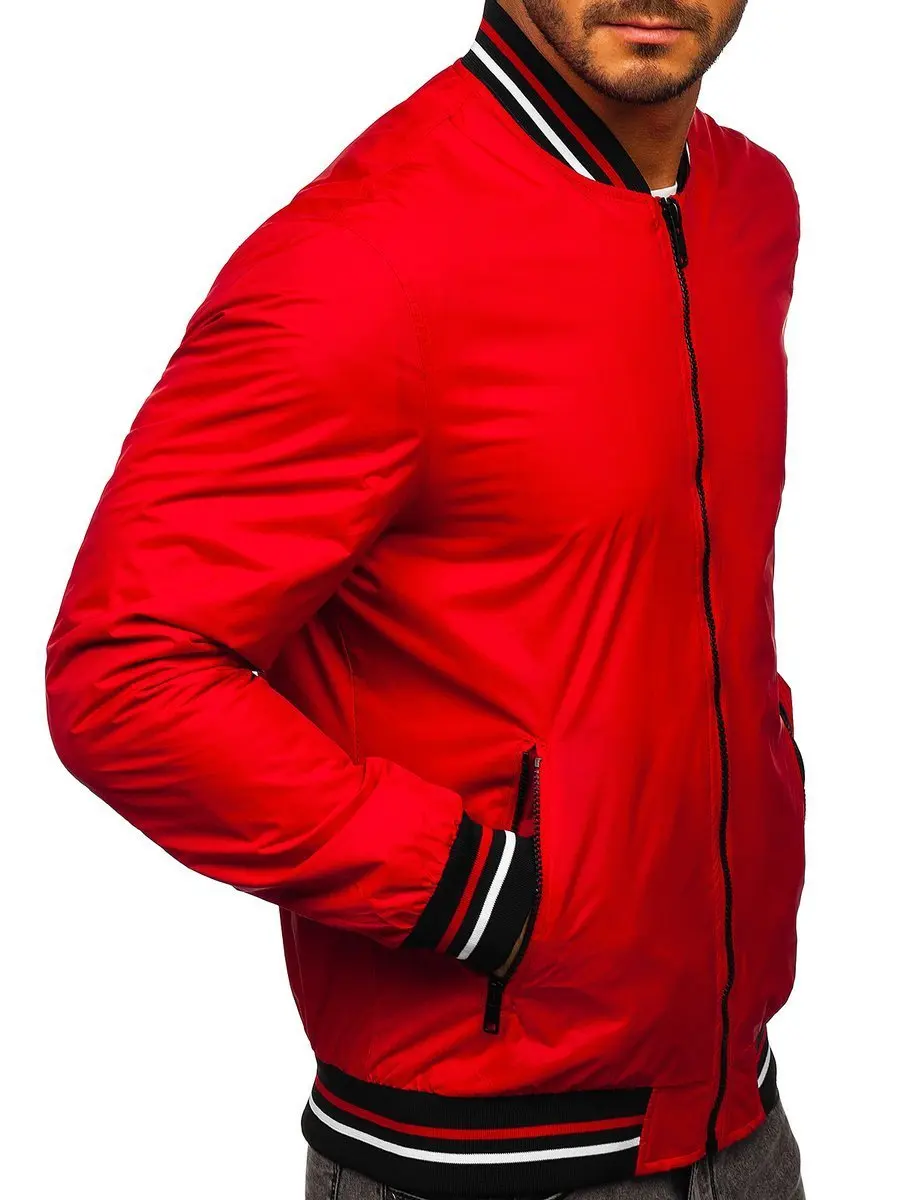  High Quality New Design Bomber Jackets Streetwear Waterproof Men Custom