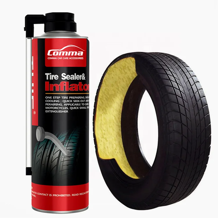 Professional slime repair kit anti rust tire sealant and inflator emergency puncture tyre sealer inflator spray sealant