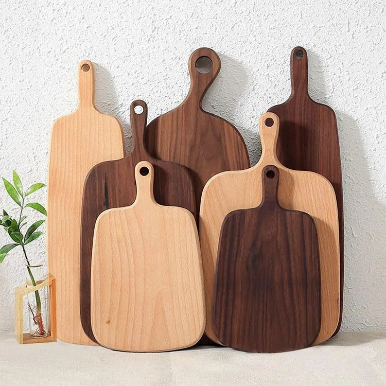 New Arrival Natural Handcrafted Design Olive Wood Serving Cutting Board
