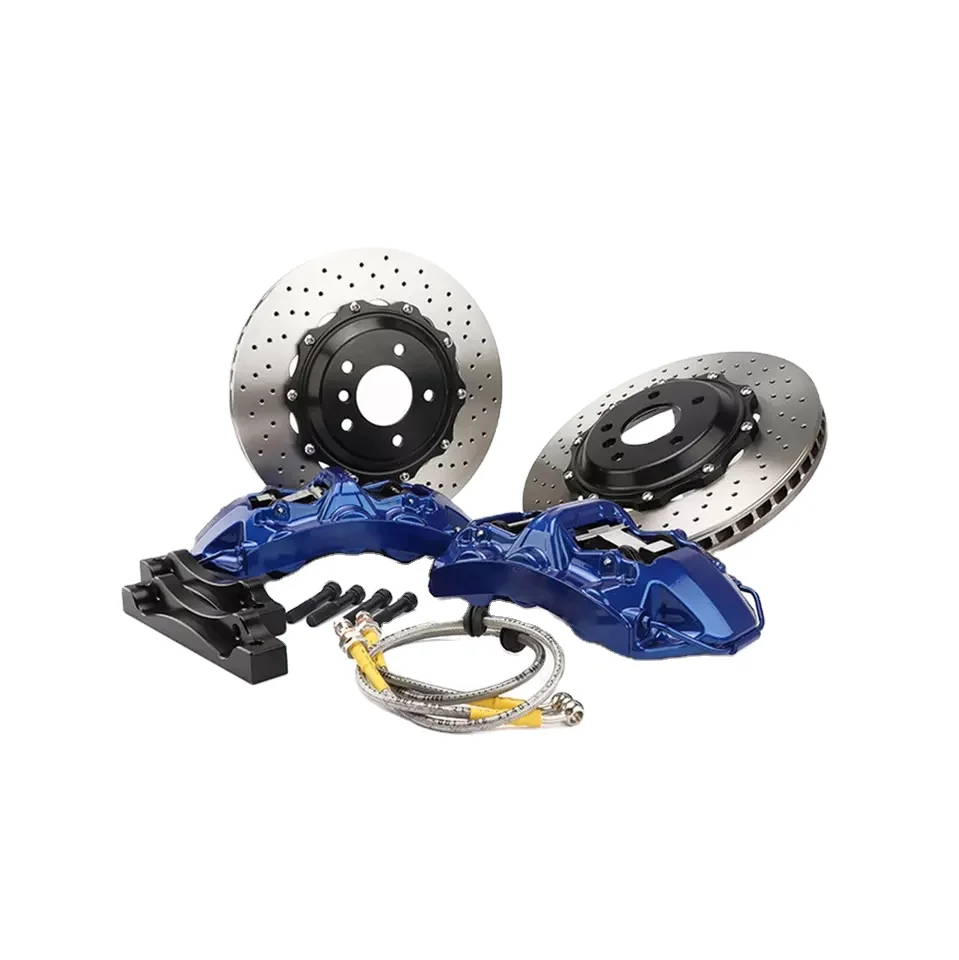 Factory Manufacturer Car Modified Sports Brake Caliper auto brake systems 4POTS 15/16/17/18 Inch Ceramic Brake Pads for Vesta