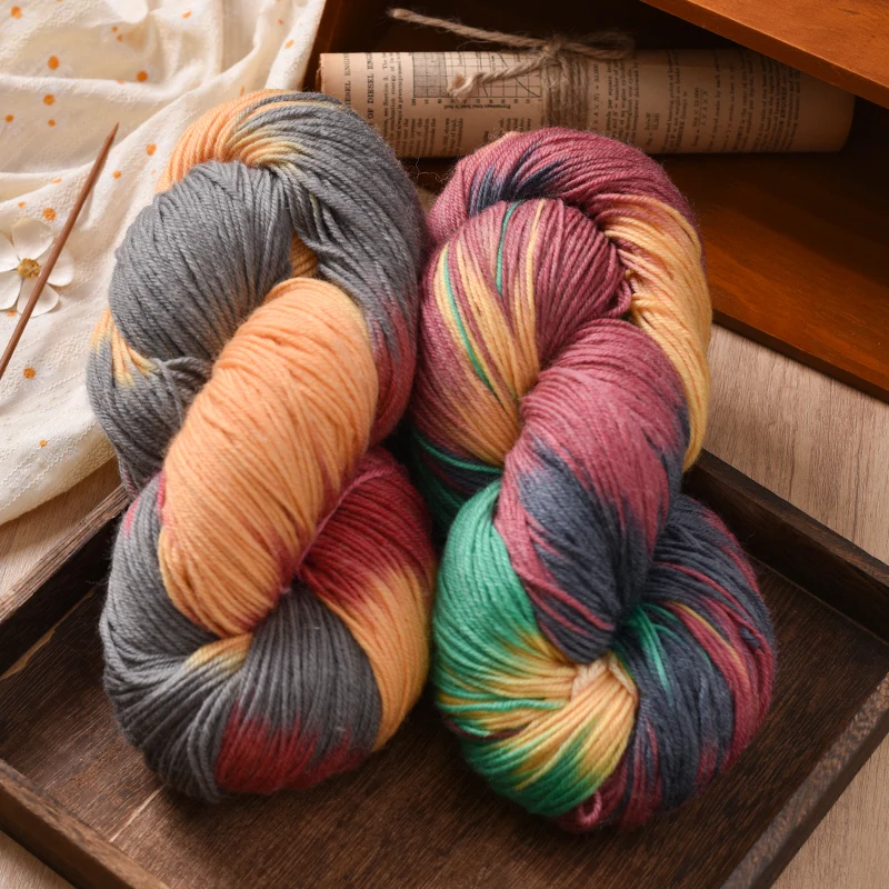 Dimuni 250g China wholesale best-selling 100% wool knitted scarf yarn handmade DIY craft materials