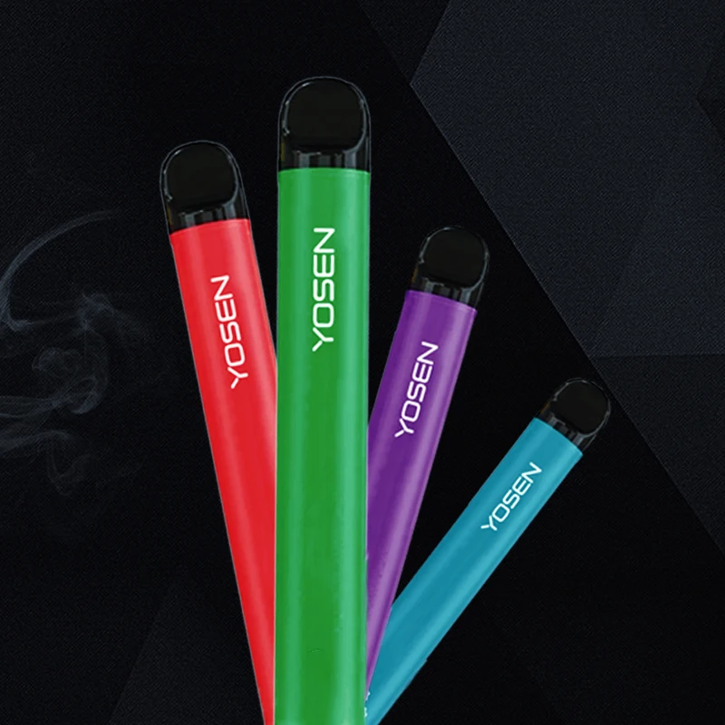 
Yosen e cigarette 2021 wholesale Top quality 600mAh battery Slim Disposable Electronic Cigarette 