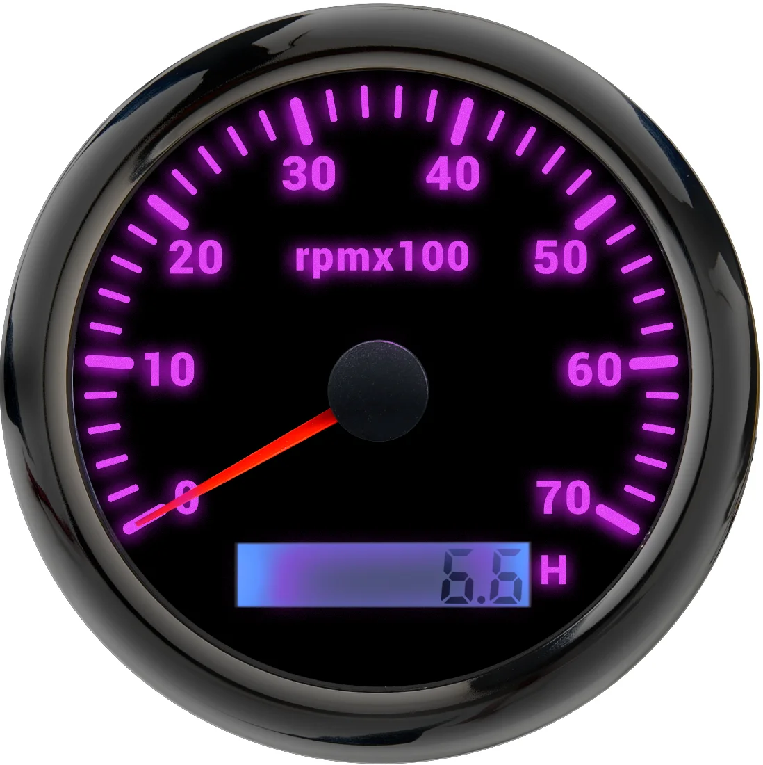 Marine Analog VDO Auto meter Tachometer Gauge 8000 RPM With Hour meter Boat RPM With Backlight