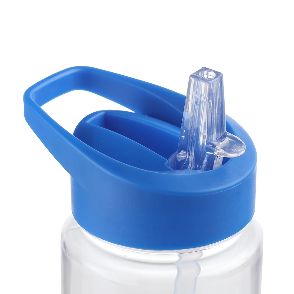 Manufacture factory different desgin wholesale AS/SKclear plastic sports water bottle vacuum with straw