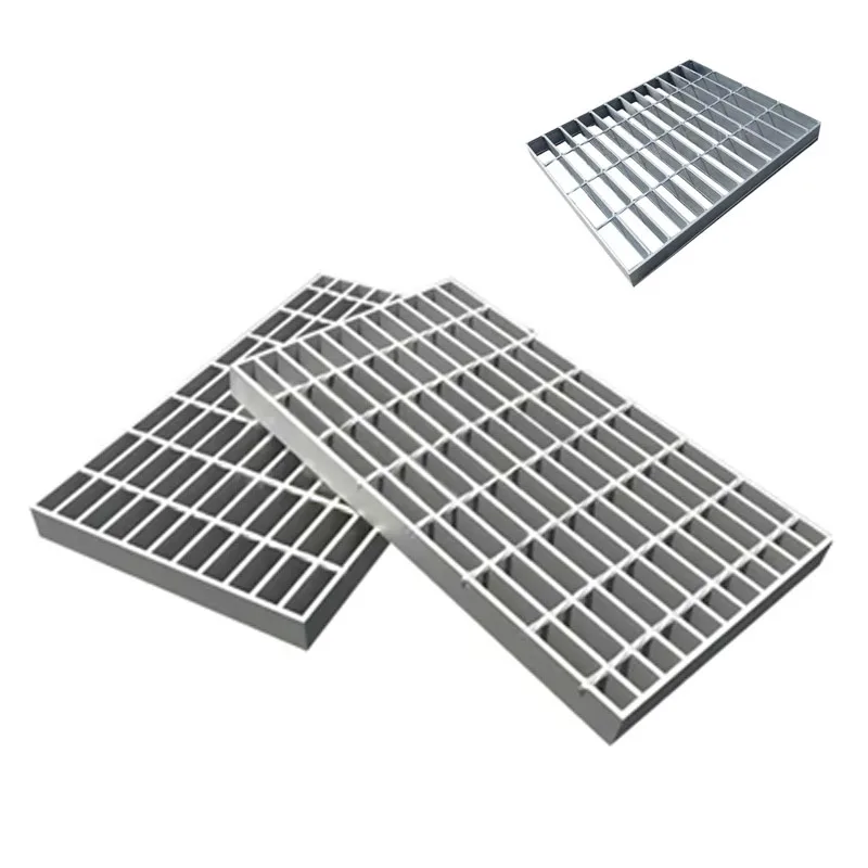 Wholesale outdoor Stainless steel Grating for Industry Anti Slip Platform Grate Walkway Grill  grating drainage cover