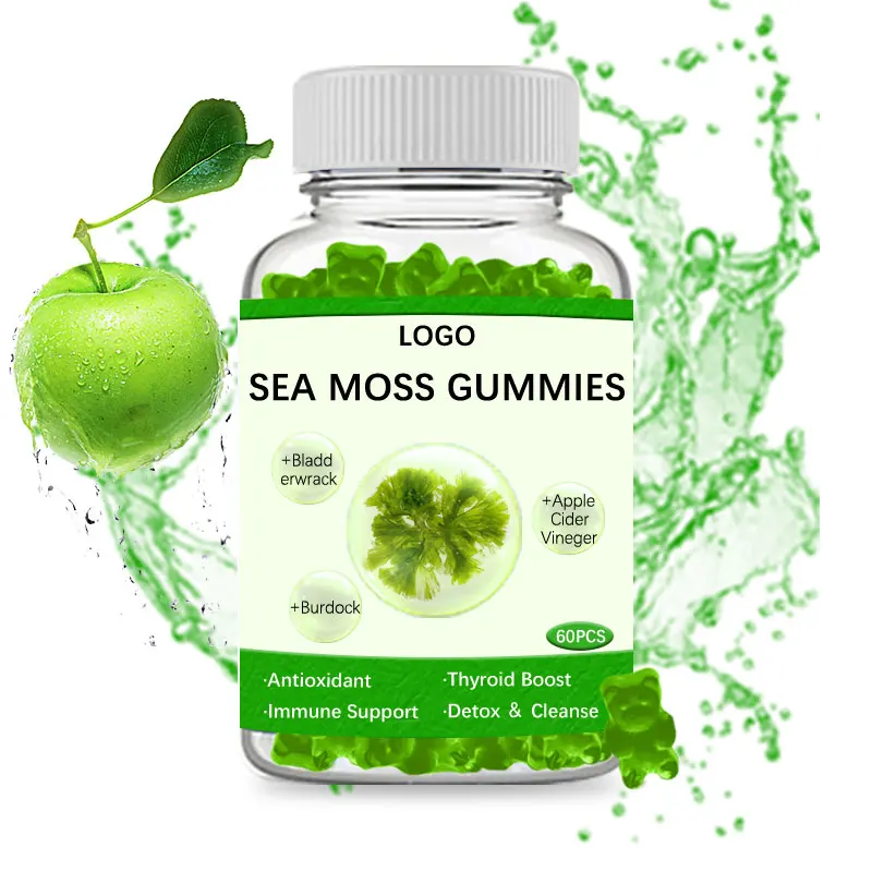 Nutritional Supplement Bladderwrack Gummies Apple Cider Vinegar Sea Moss Gummies