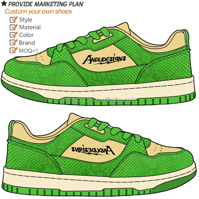 Men Sneaker Manufacturer Small Orders Low Moq Big Size Custom Sneaker Fashion Customized Rubber Shoes Custom Your Own Logo