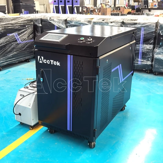 1000 Вт 3000 лазерная сварочная машина 3 в 1 волоконно-листовая для очистки резки