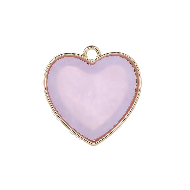 
Factory custom crystal diamond heart shape charms zinc alloy heart pendant for making necklace/bracelet 