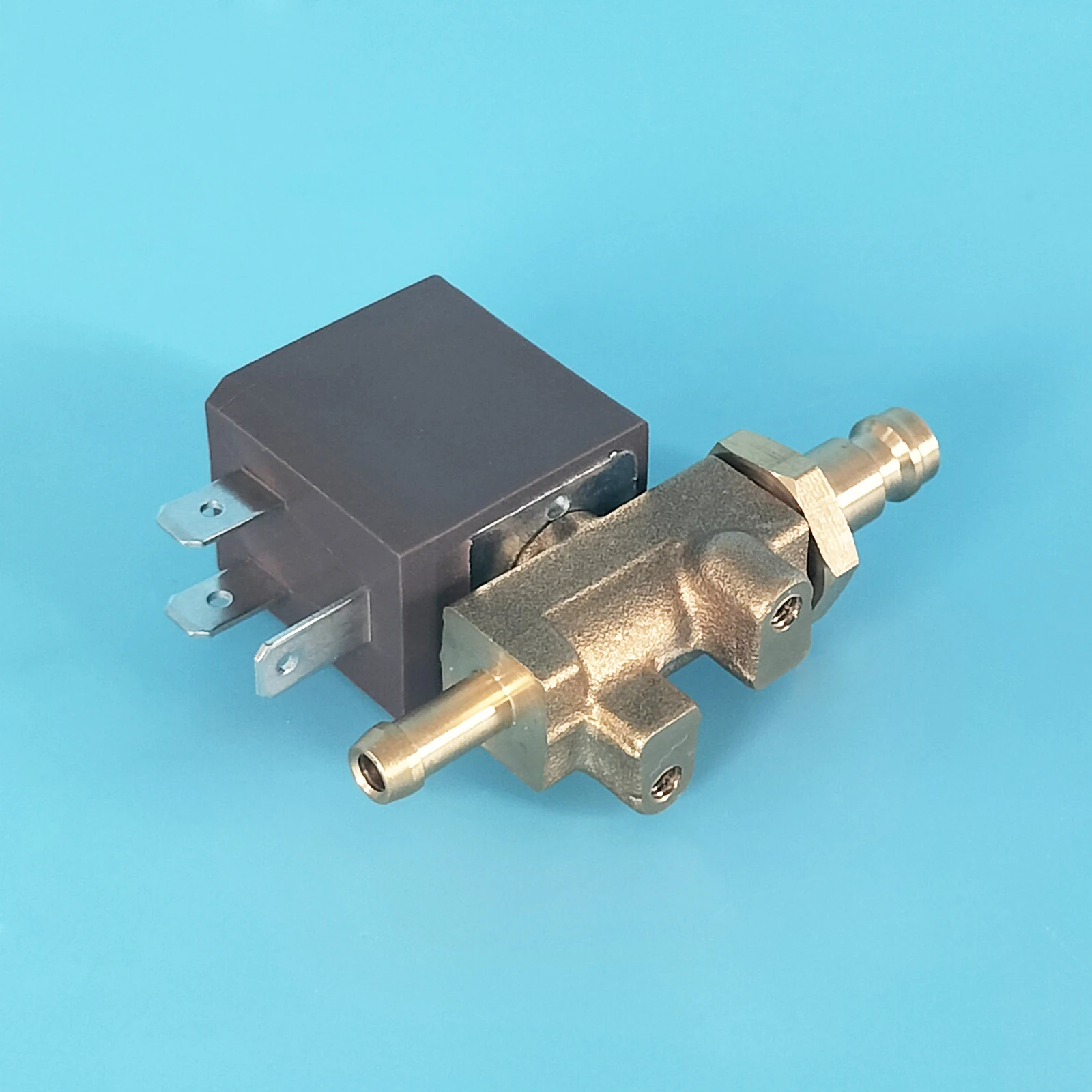 good quality brass direct acting 8mm 6.5mm barb hose 2 way DC24V argon gas welding machine solenoid valve