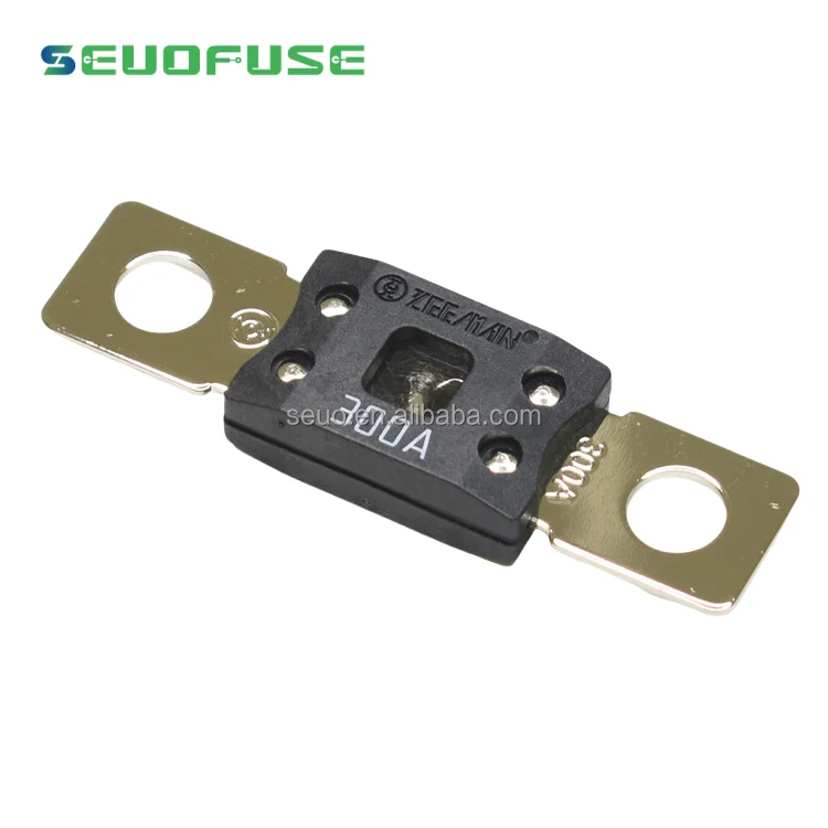 Fork bolt fuse automotive fuse circular hole flat plate electric vehicle main fuse heavy current