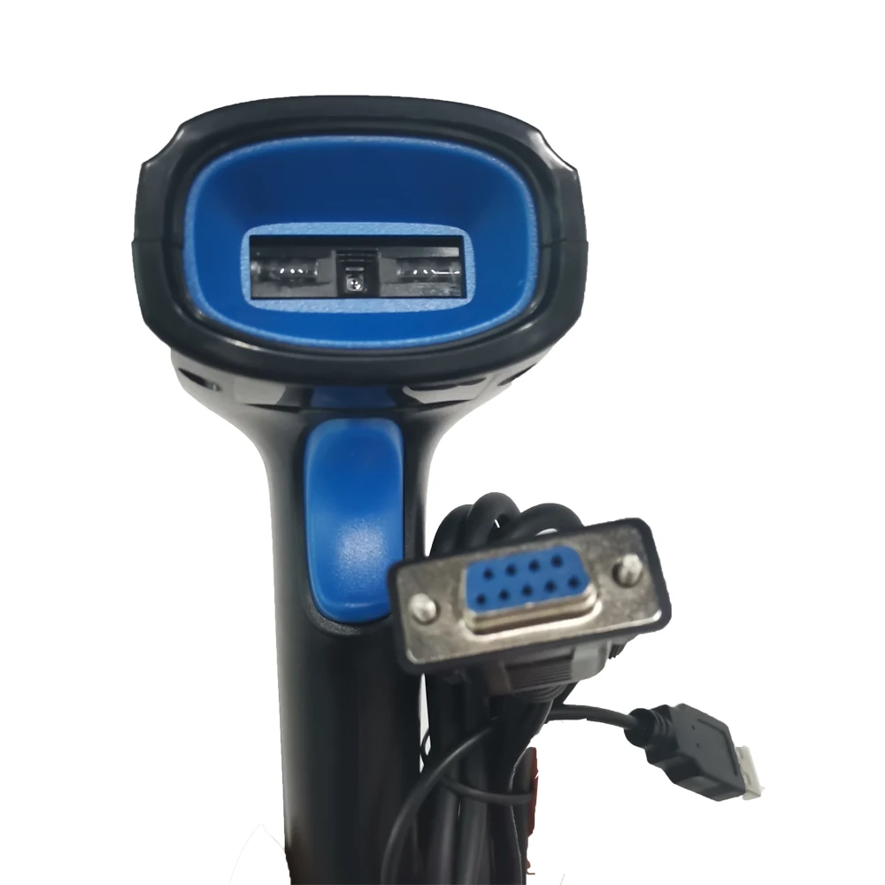 Low Price High Performance USB Cable or RS232 cable1D CCD Barcode Scanner Handheld Barcode Scanning Gun for Supermarket Shop