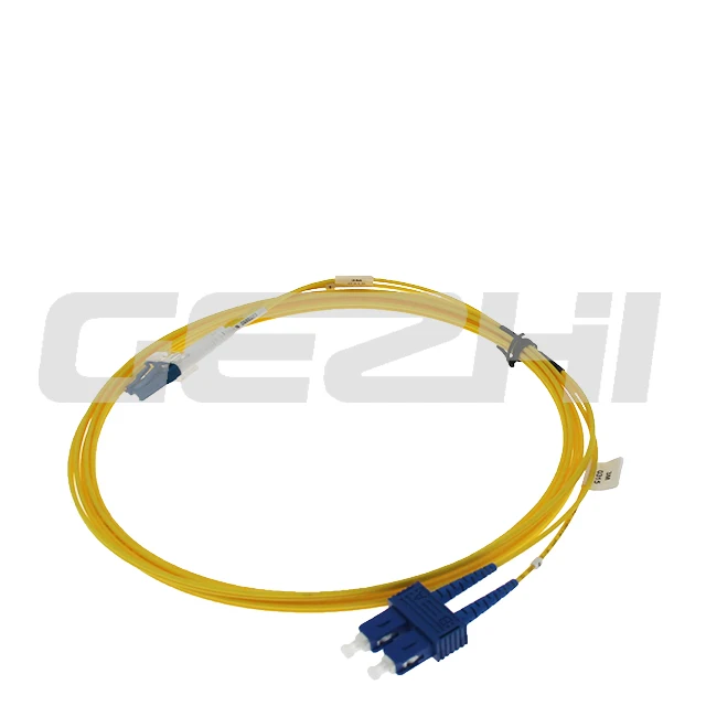 High quality Duplex LC-SC Fiber Optic Patch Cord Application for connections to CATV telecommunication networks