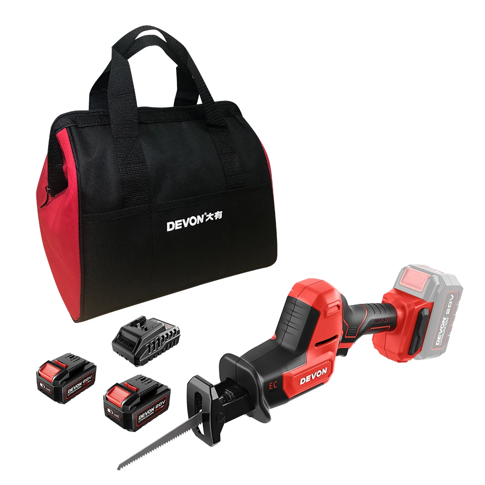 Special Offer DEVON Factory bare tool  Hand-held Power Tool 20v Lithium-ion Brushless Reciprocating Saw