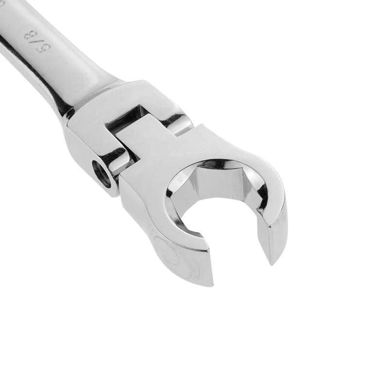 KAFUWELL WR24029F Hand Tools 3pc Metric Ratcheting Double Flexible Head Flare Nut Wrench Set