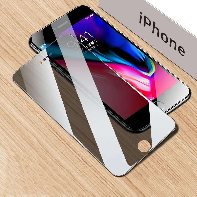 OEM ODM Manufacturer Anti Spy Privacy Screen Protector 9H Tempered Glass Film for iphone 6 6s 7 8 plus Cell phone