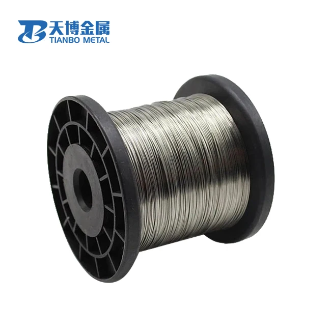 99.95% pure micron tungsten wire 0.77 mm filament scrap for vacuum metalizing coils manufacturer baoji tianbo metal company