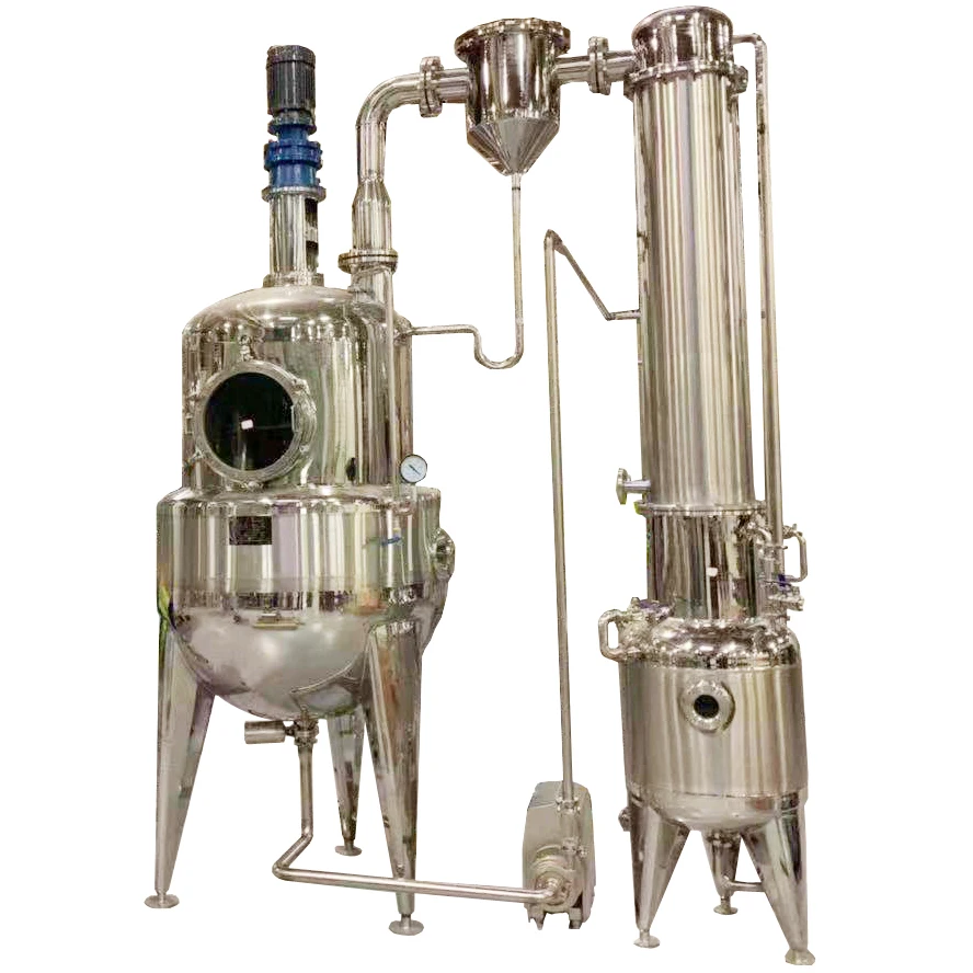 Ethonal Evaporation Plate Type Small single effect ffe falling film evaporator