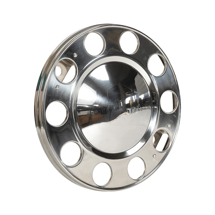 China supplier customized mirror polished trucking parts wheels simulator for kenworth