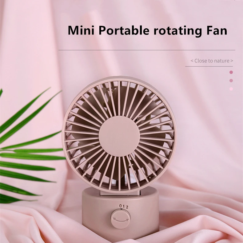 2019 HOT selling High Quality Usb Rechargeable super air cooler mini portable cell rotating fan