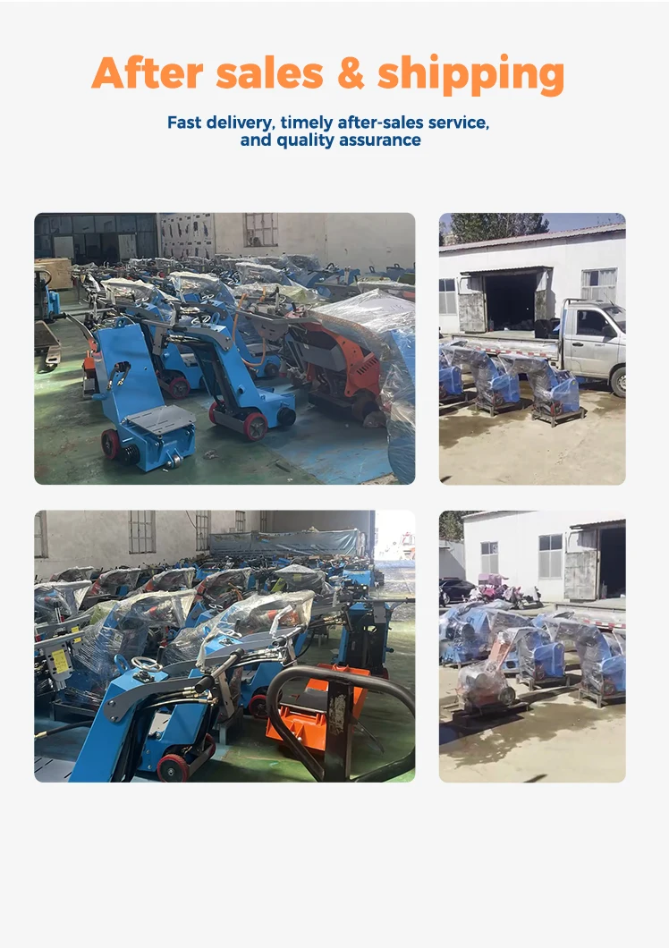 Manufactory Direct scarifier cutters concrete grinder Walk-behind Concrete Scarifier