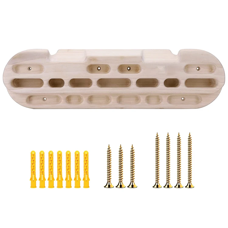 door way wooden finger training rock climbing hangboard