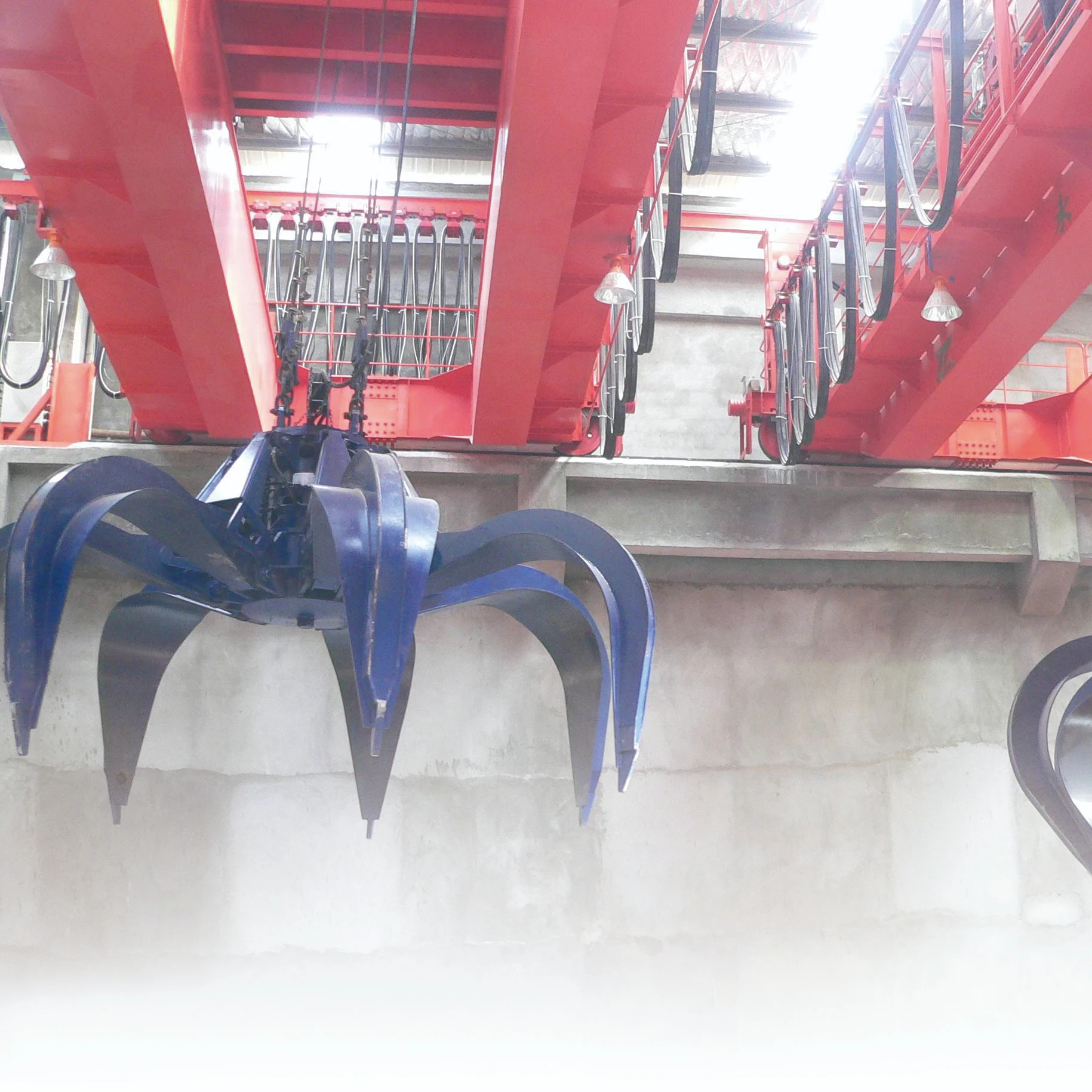 2020 log stone electrical hydraulic orange peel grab grapple